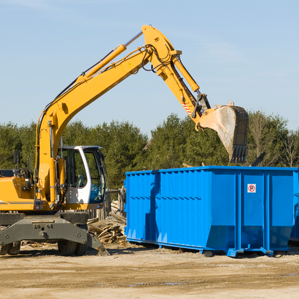 can i choose the location where the residential dumpster will be placed in Collinwood Tennessee